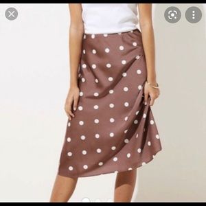 Loft Satin Skirt
